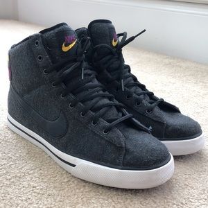 Charcoal Nike High Tops